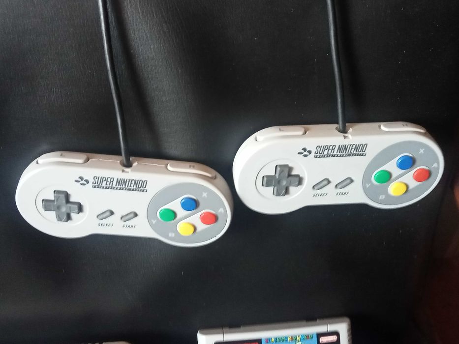 Stare Nintendo 1 Gra Super Mario Okablowanie 2x Joystick Stan Idealny
