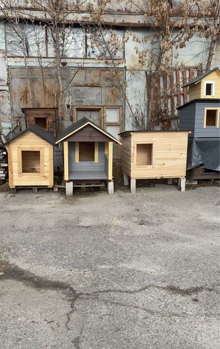 Будка для собак разных размеров. Низкая цена