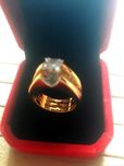 Ring 14K Gold Diament rozmiar 8