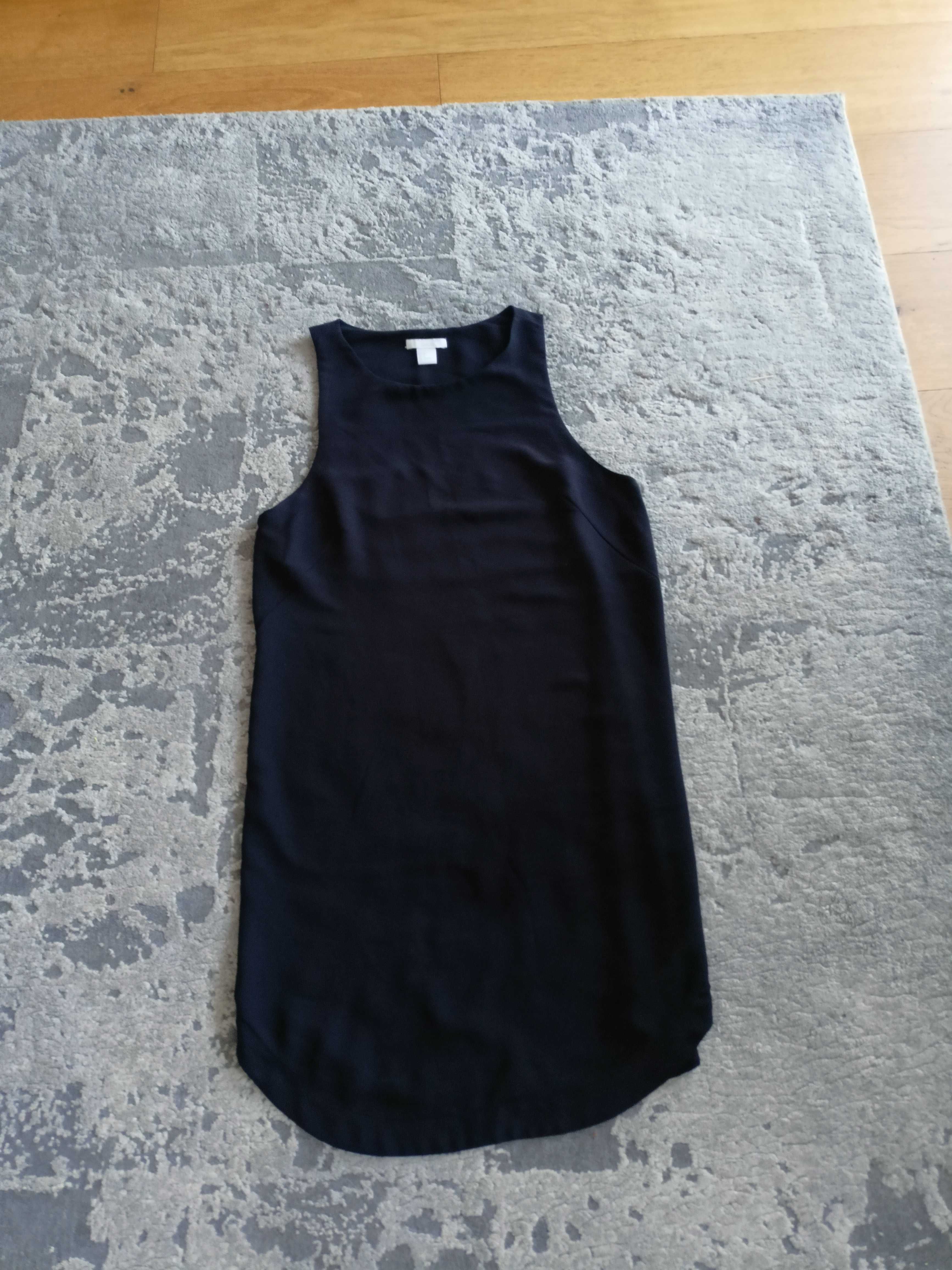 Elegancka sukienka, mała czarna H&M rozmiar M