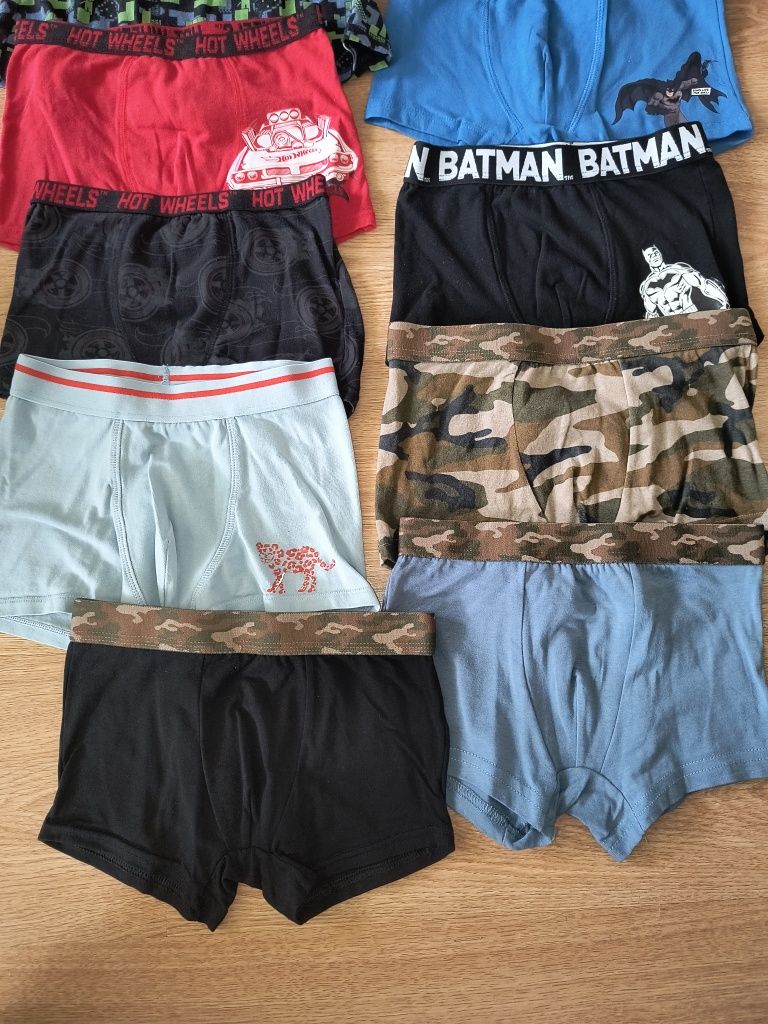 Majtki bokserki chłopięce zestaw paka Batman Spiderman Minecraft