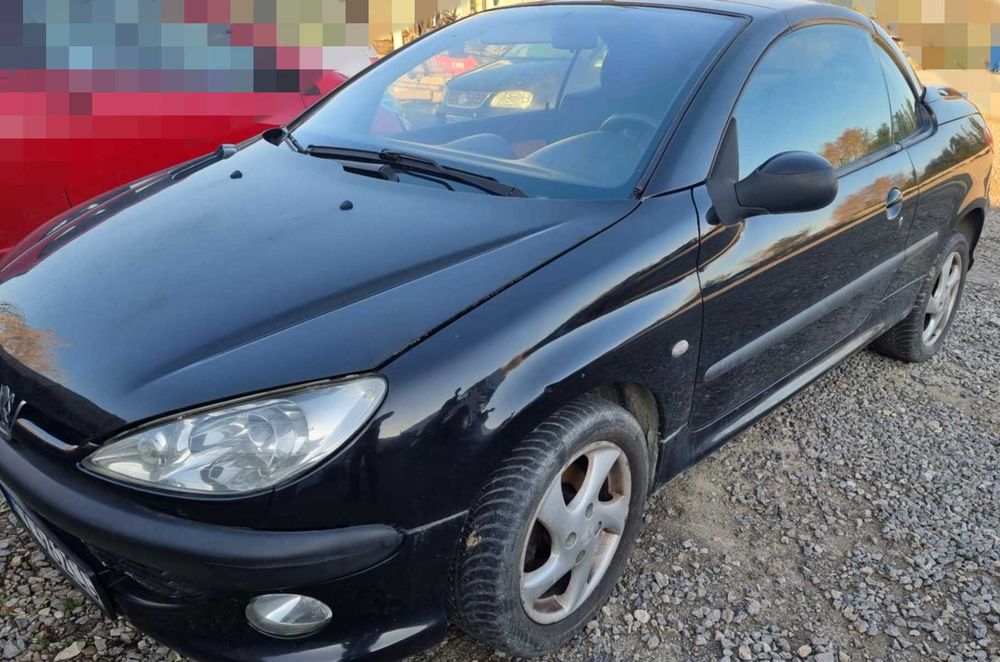 CZĘŚCI Peugeot 206 CC cabrio 1.6 16v benzyna EXYB