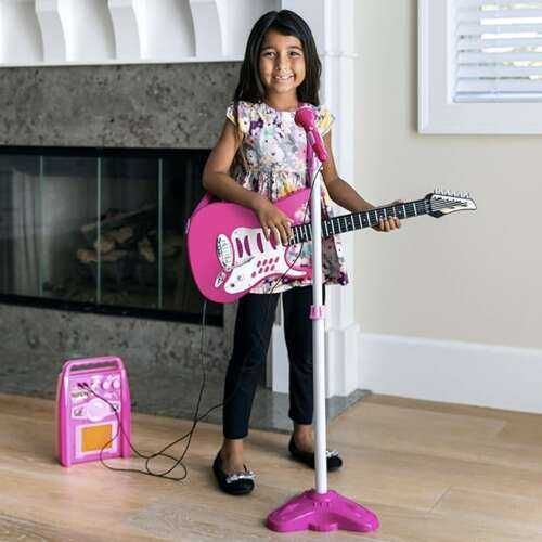 Дитяча гітара + мікрофон + підсилювач, дитяча гітара, електрогітара