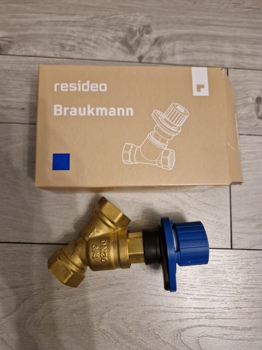 Zawór równoważąco-odcinający skośny Kombi-3-Plus DN 20 3/4 "  RESIDEO