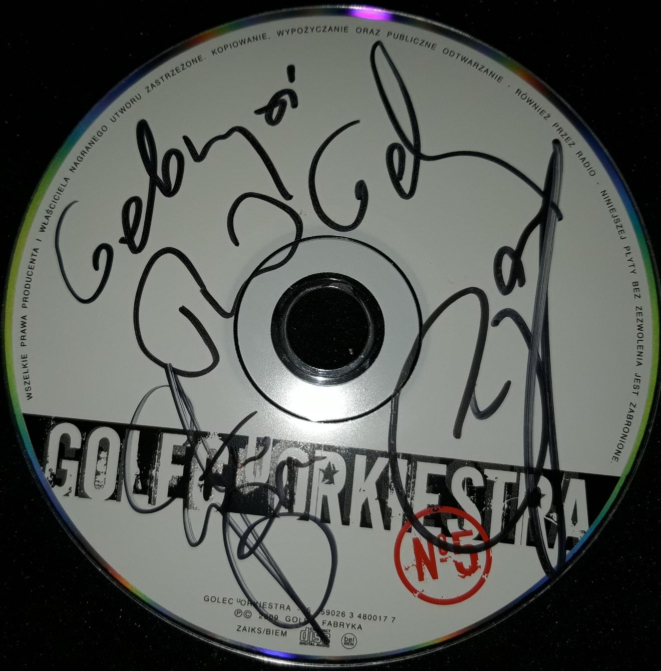 Golec uOrkiestra – № 5 (AUTOGRAFY, CD, 2009)