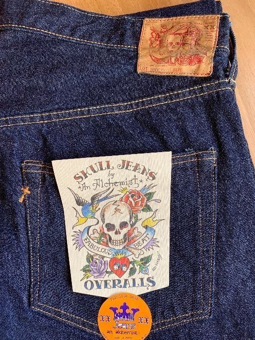 Япония. Japan. Джинсы Skull Jeans 5000XX 14.5OZ. Селвидж. Selvage. 42!