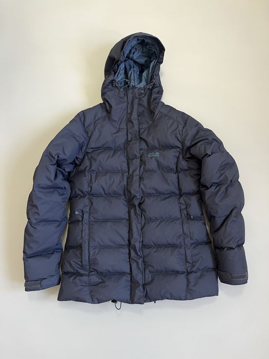Женский пуховик jack wolfskin puffer jacket texapore tnf size m