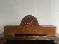Zegar art deco drewniany kredensowy mechanizm