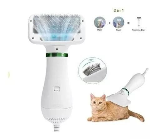 Secador para animais de estimação 2 em 1