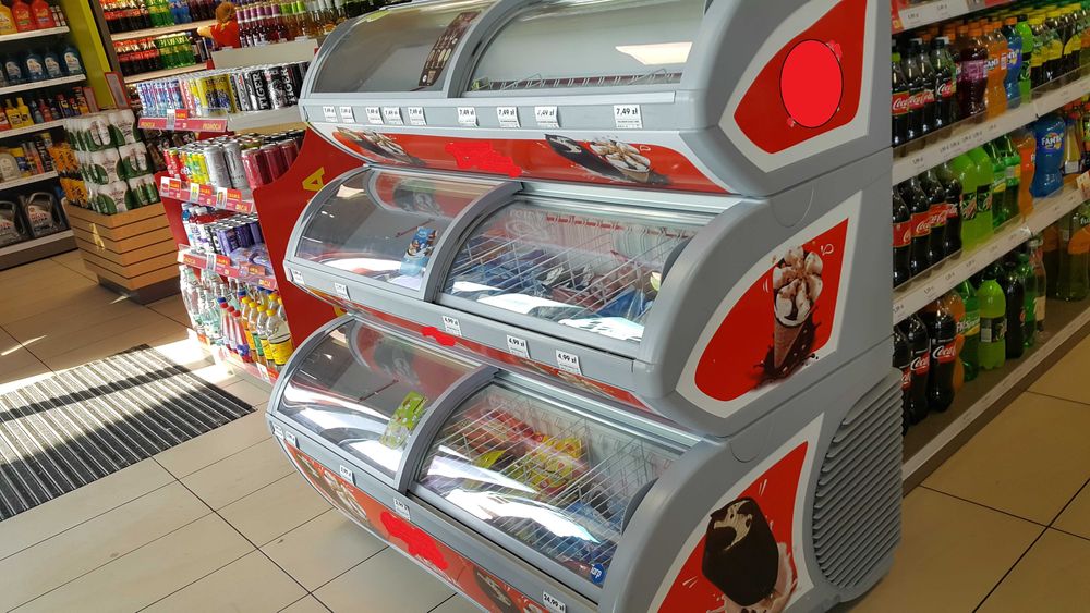 Zamrażarka do lodów sklep gastro VISIMAX III LED lody mroźnia ryb aht