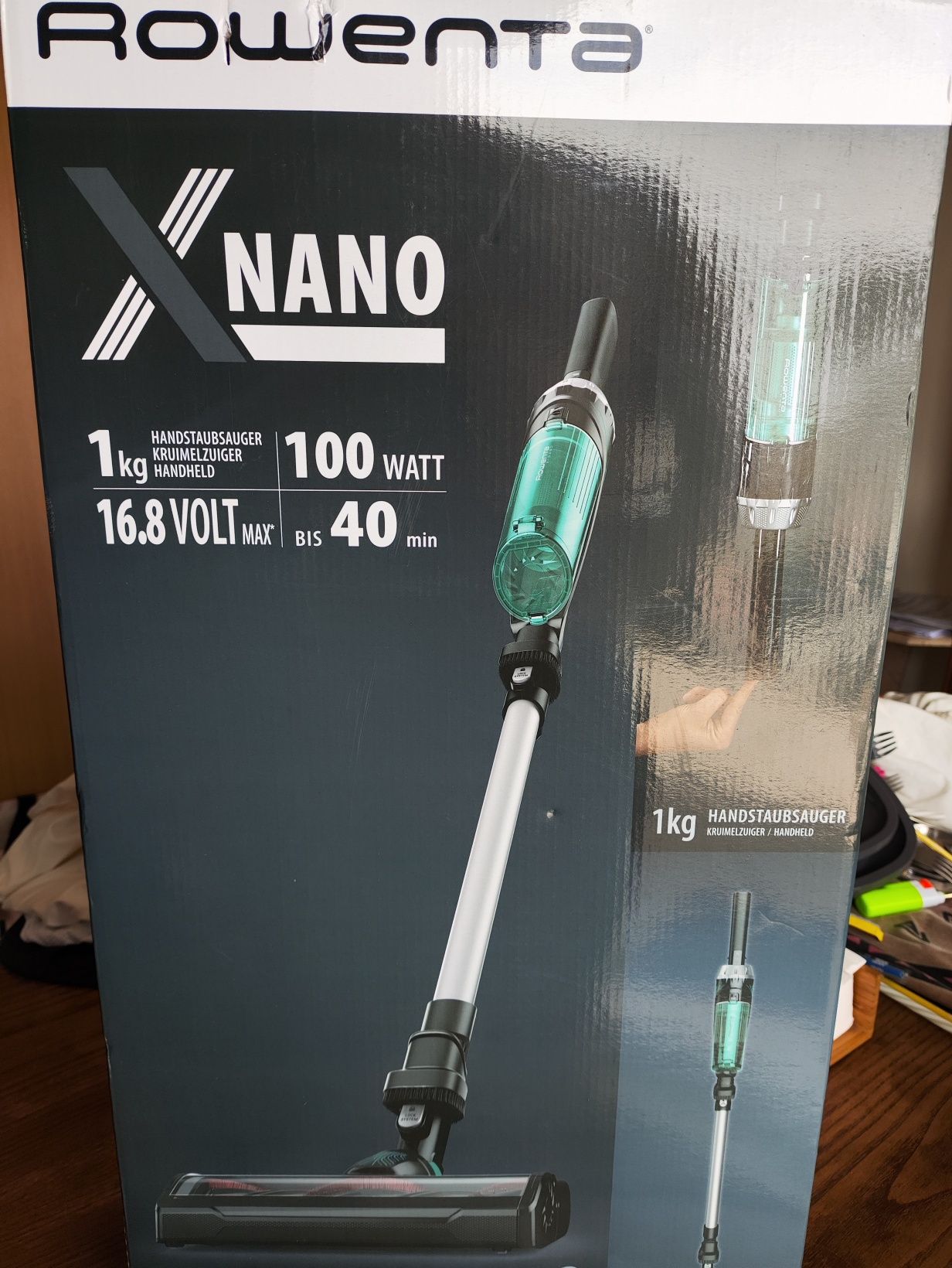 Aspirador portátil rowenta X nano novo na caixa