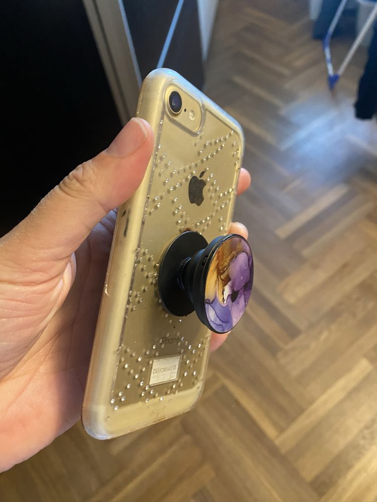 Iphone 7 + case svarowski 128 GB