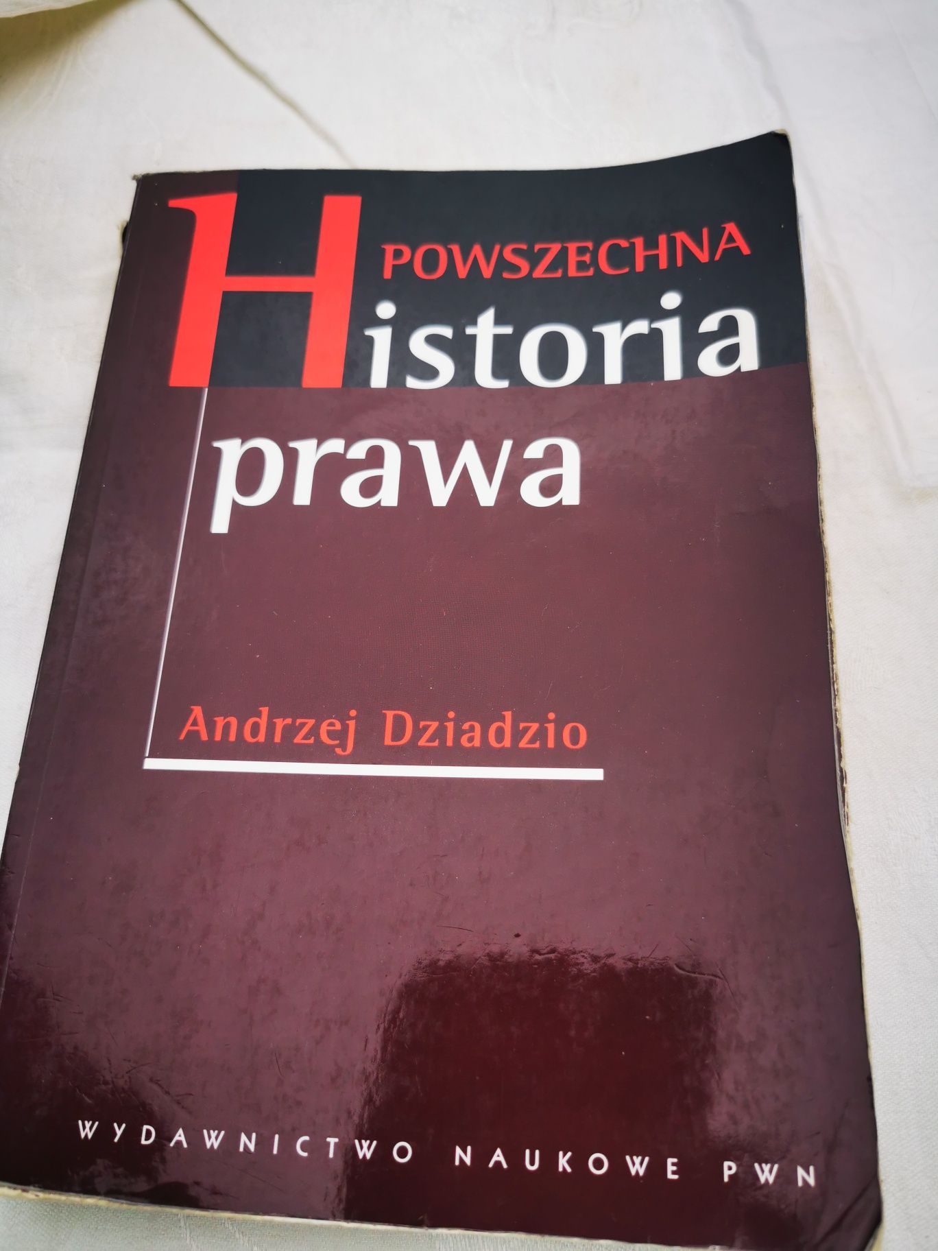 Historia prawa andrzej dziadzio PWN dużo książek Zapraszam