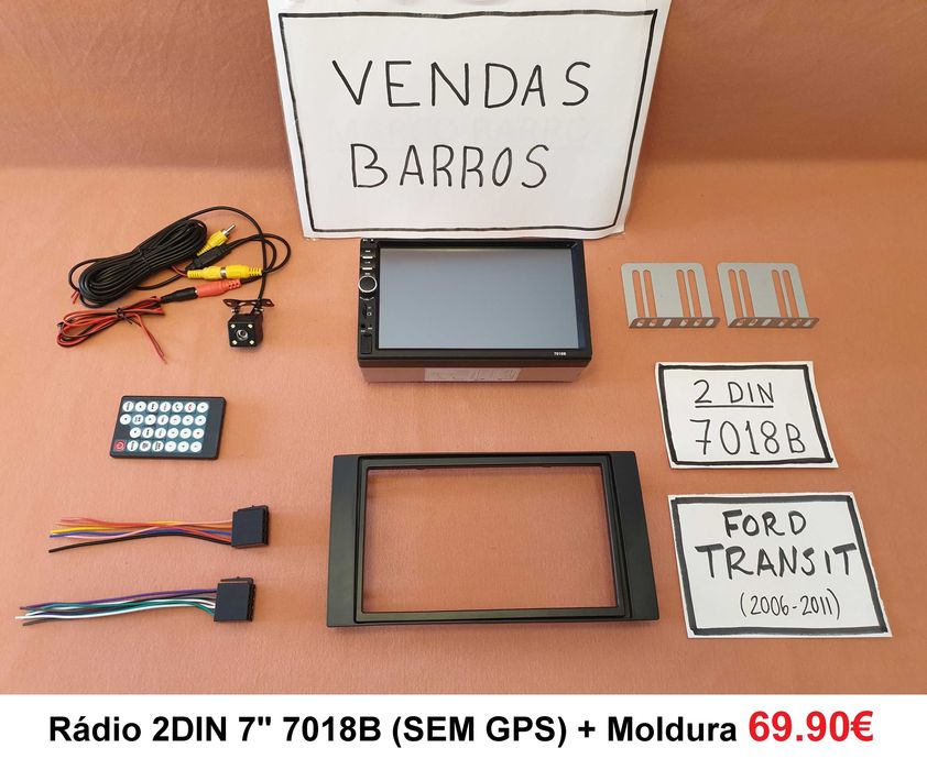 Rádio 2DIN • FORD Transit / Connect (1994 a 2013) • Android [4+32GB]