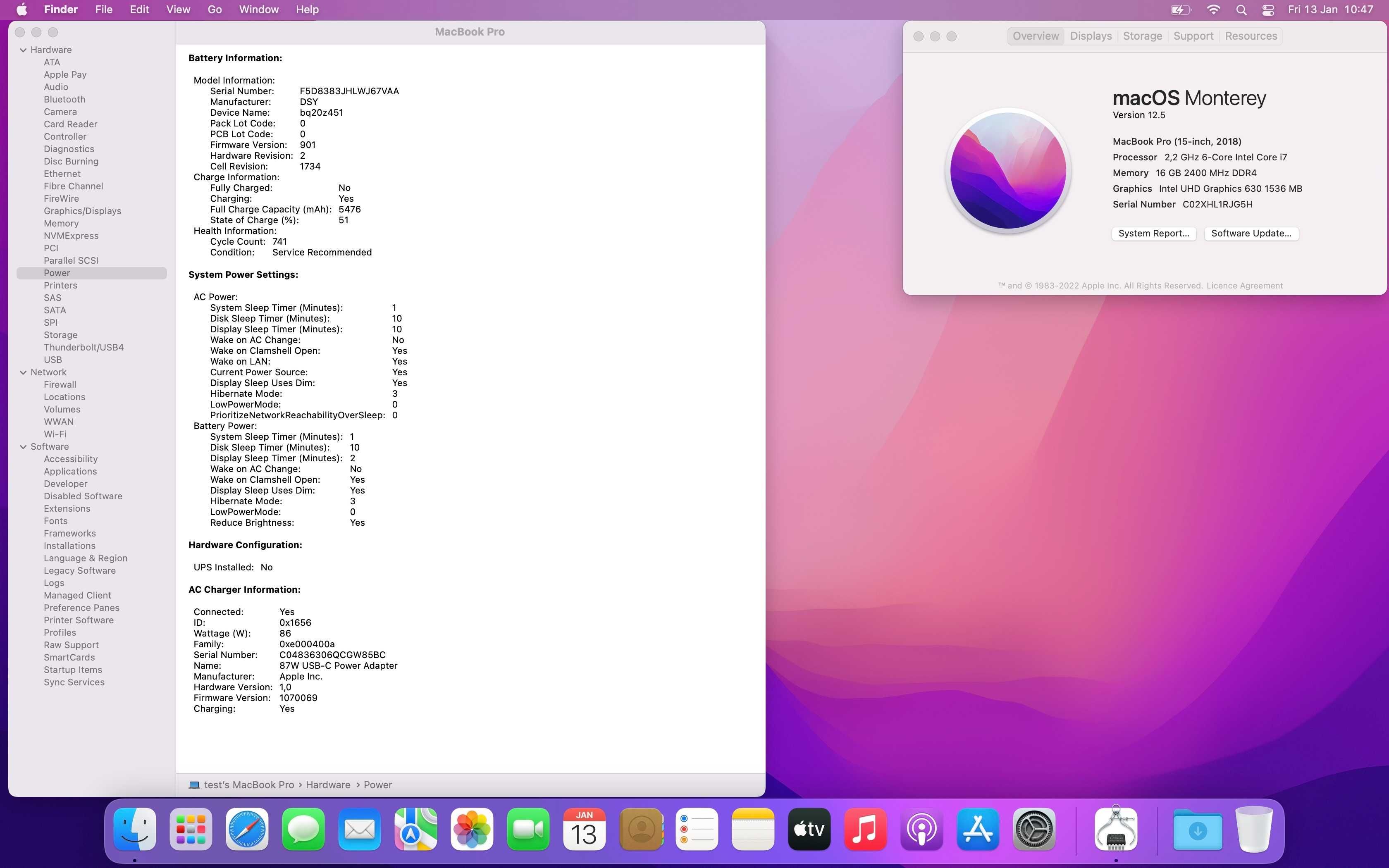 MacBook Pro (Retina, 15-inch, Mid 2018)