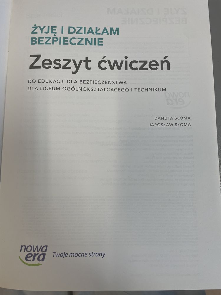 Podręcznik i zeszyt cwiczeń