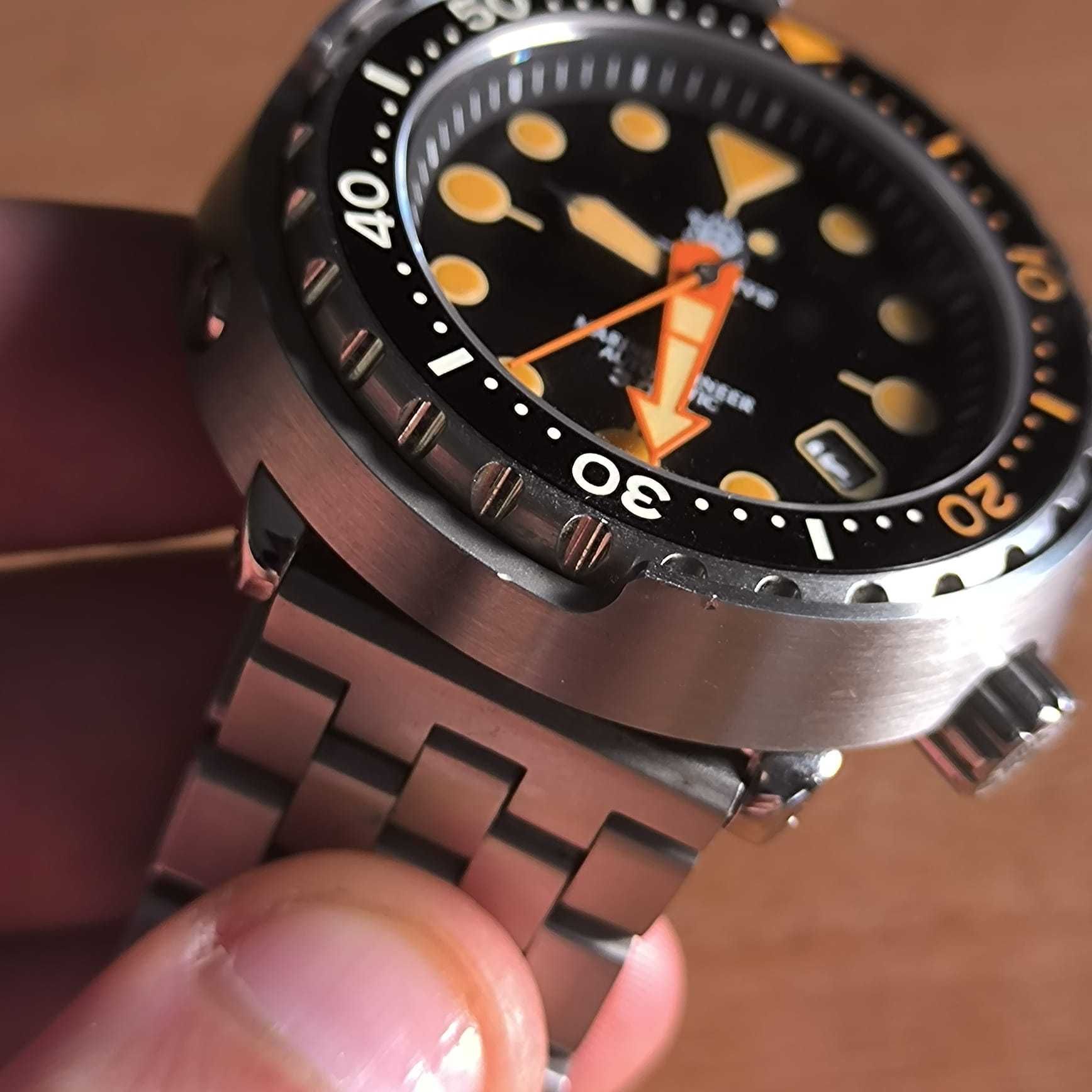 Relógio Automático Steeldive sd1975v com Movimento Seiko