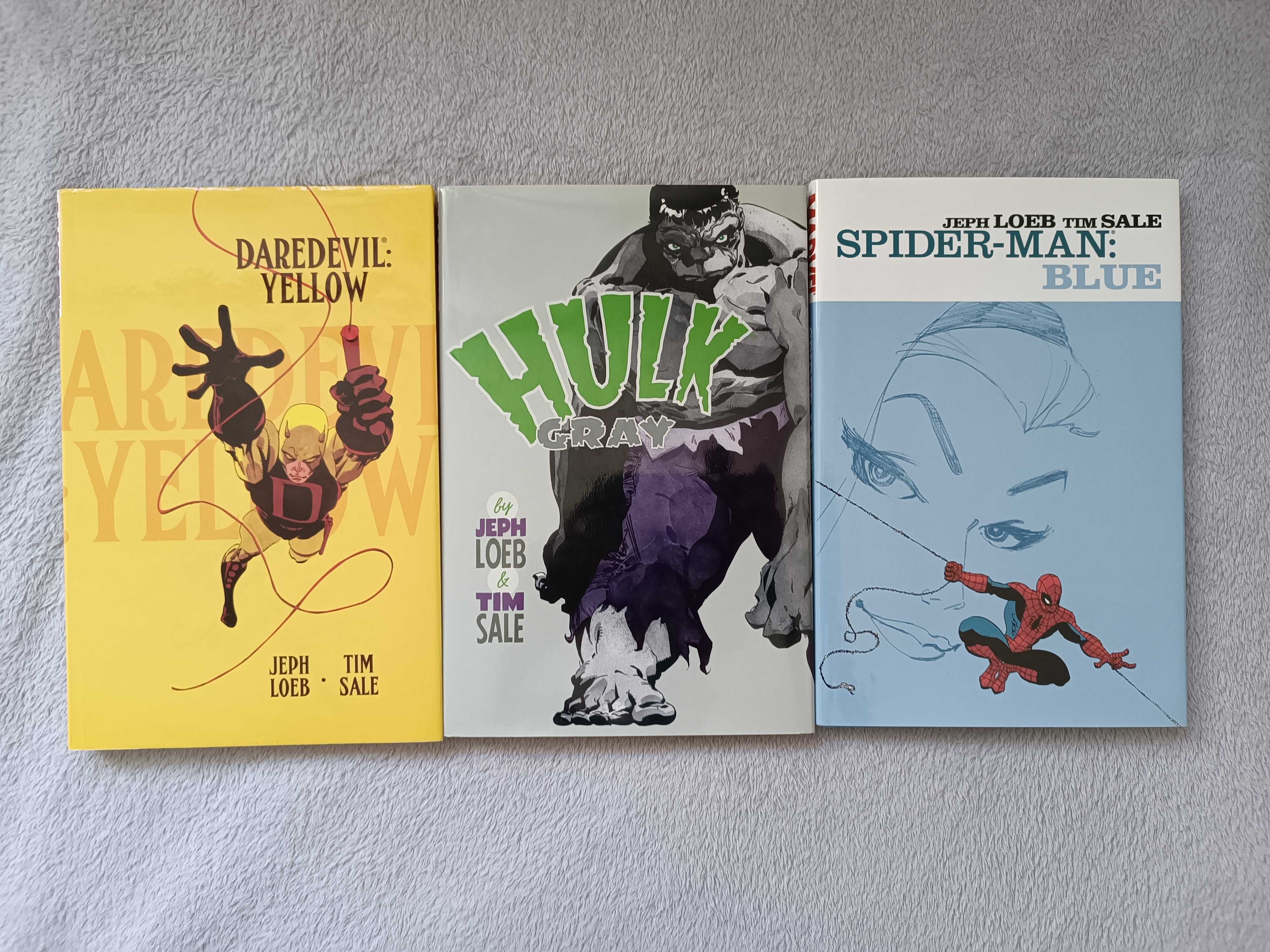 Spider-Man Blue Daredevil Yellow Hulk Grey (Sale, Loeb) OHC Marvel ENG