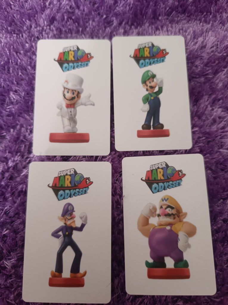 Cartas amiibo Super Mario odyssey