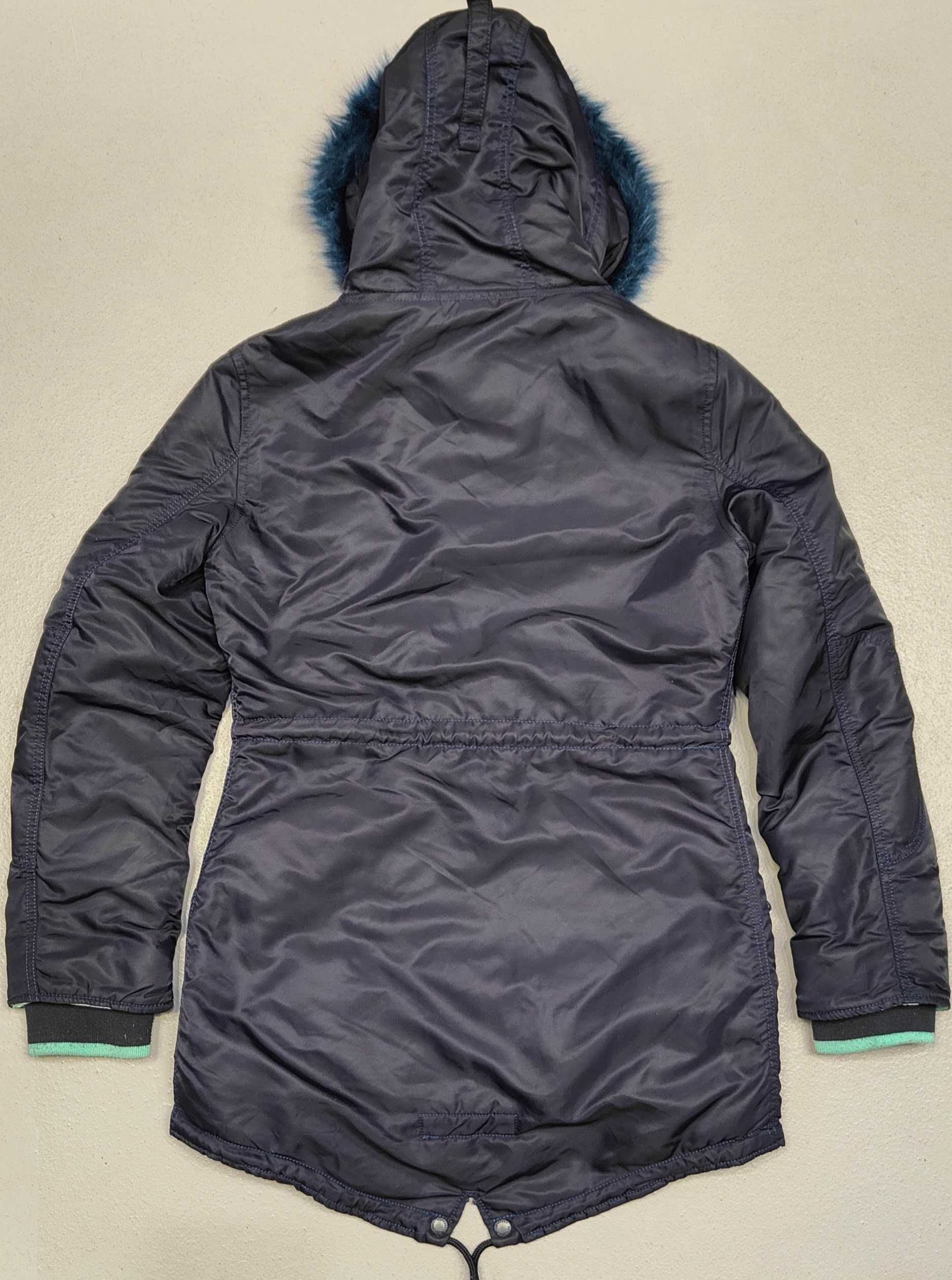 Wr) SUPERDRY damska kurtka zimowa parka Roz.S/M