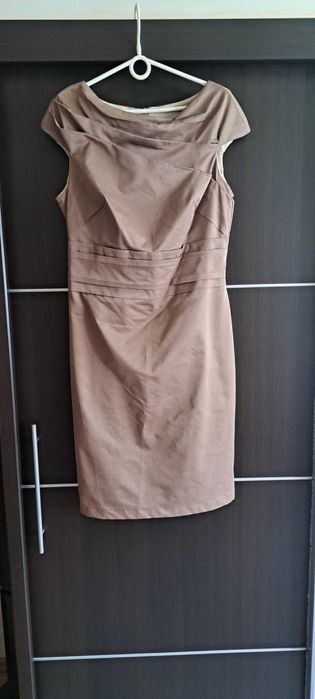 Sukienka damska brązowa