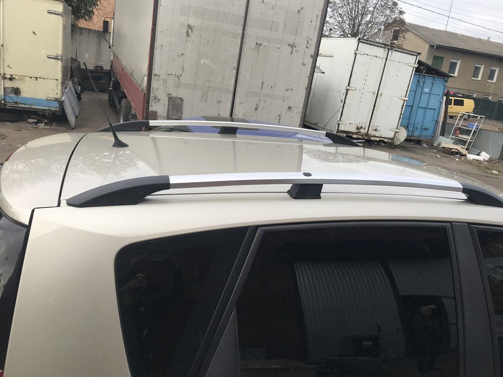 ТОП! Renault Scenic 2003-2009 Рейлінги Хром (коротка база)Рено сценик