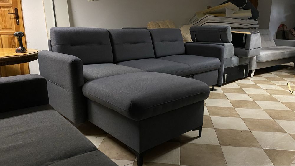 Naroznik WYPRANY DOSTAWA szary