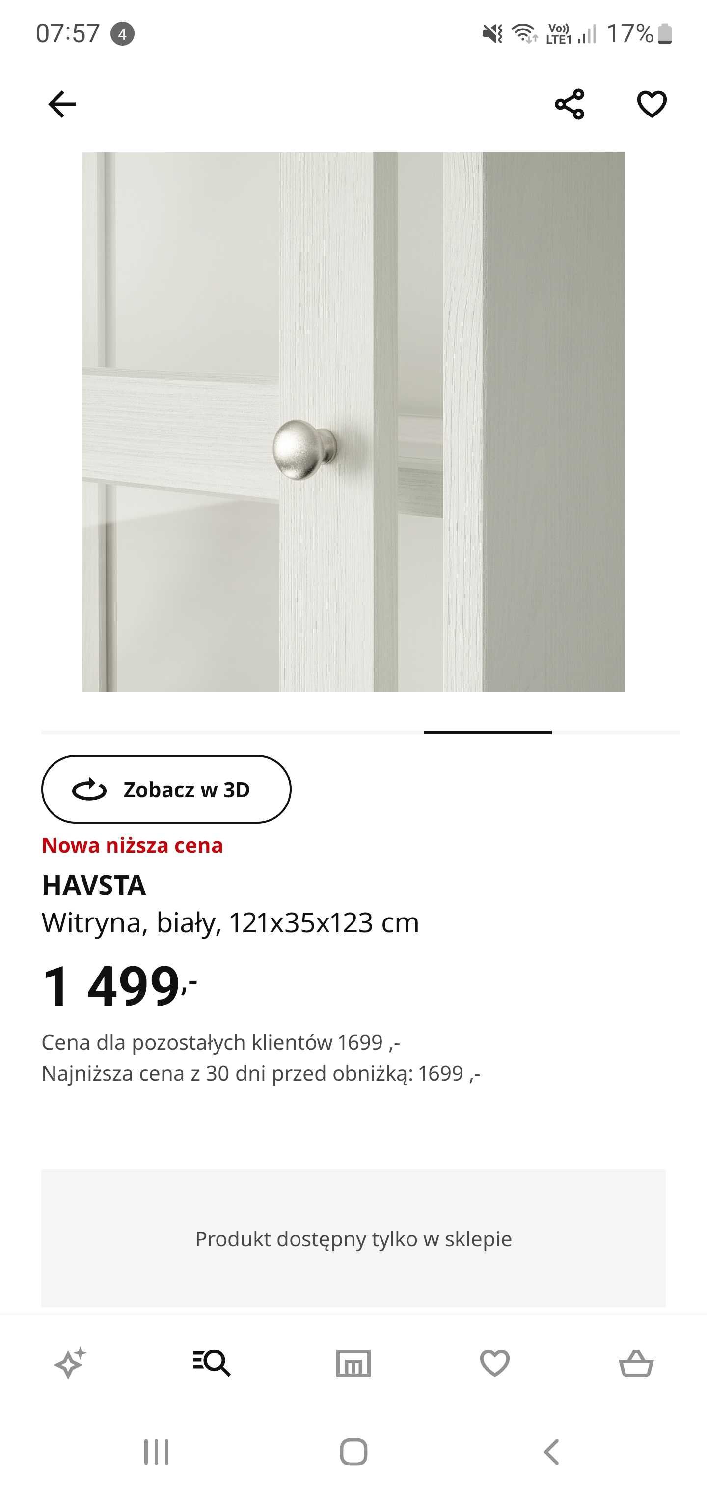 Witryna IKEA Havsta