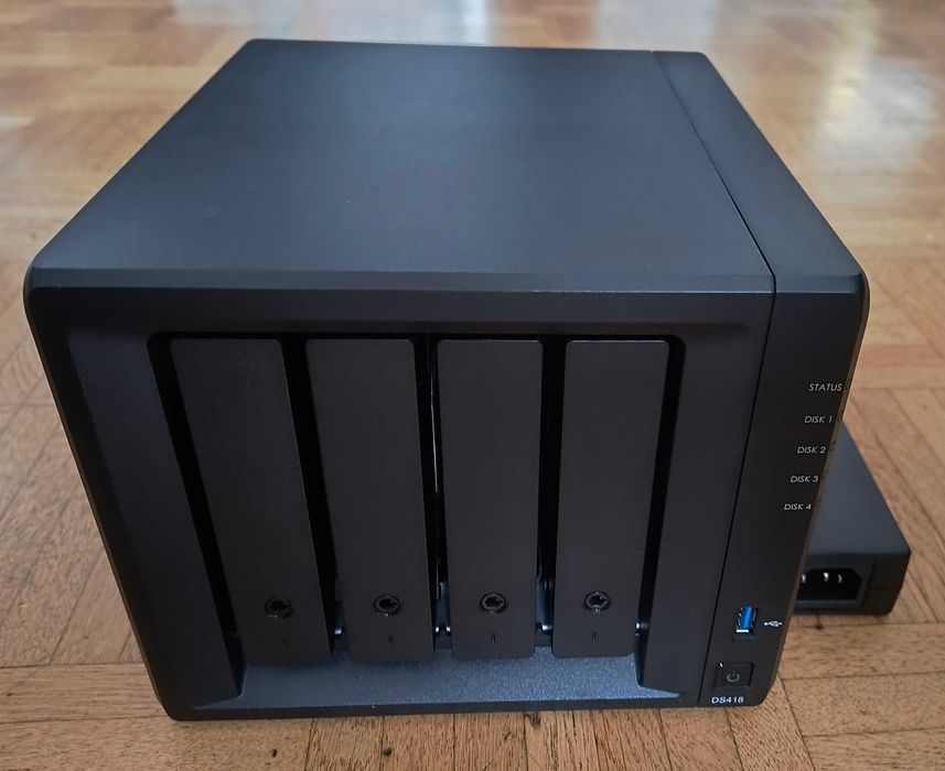 Synology NAS DS418 , 4x 4TB HDD Iron Wolf Gwarancja Seagate