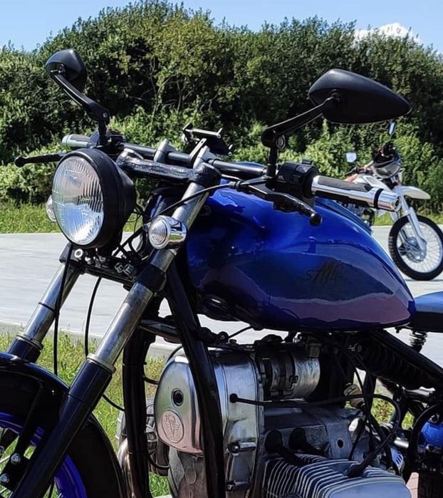 Зеркала мото (пара) "CUSTOM" универсальные