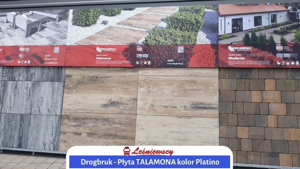 NOWOŚĆ! Płyta betonowa DUŻY FORMAT 100x50cm Drogbruk-Talamona na taras