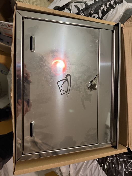 Nowa skrzynka na listy z nierdzewki