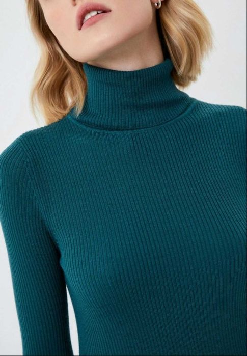 Гольф Uniqlo р.XL шерсть мериноса  Merino Jumper, водолазка.