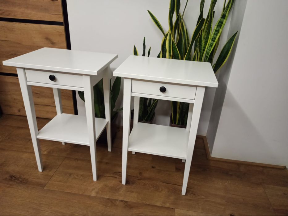 Dwa stoliki nocne ikea hemnes