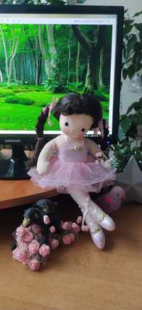 Текстильная  кукла балерина