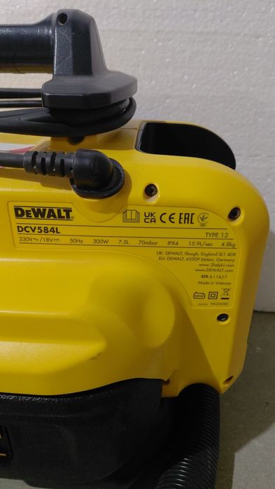 Пылесос DeWalt DCV 584 L