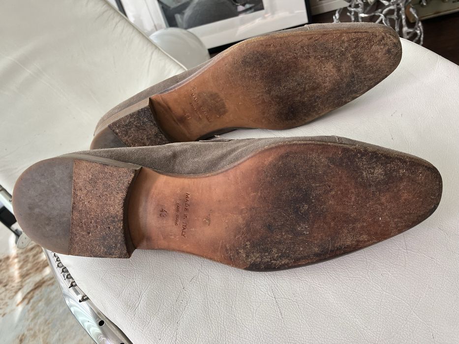 Sapatos camurça Versace