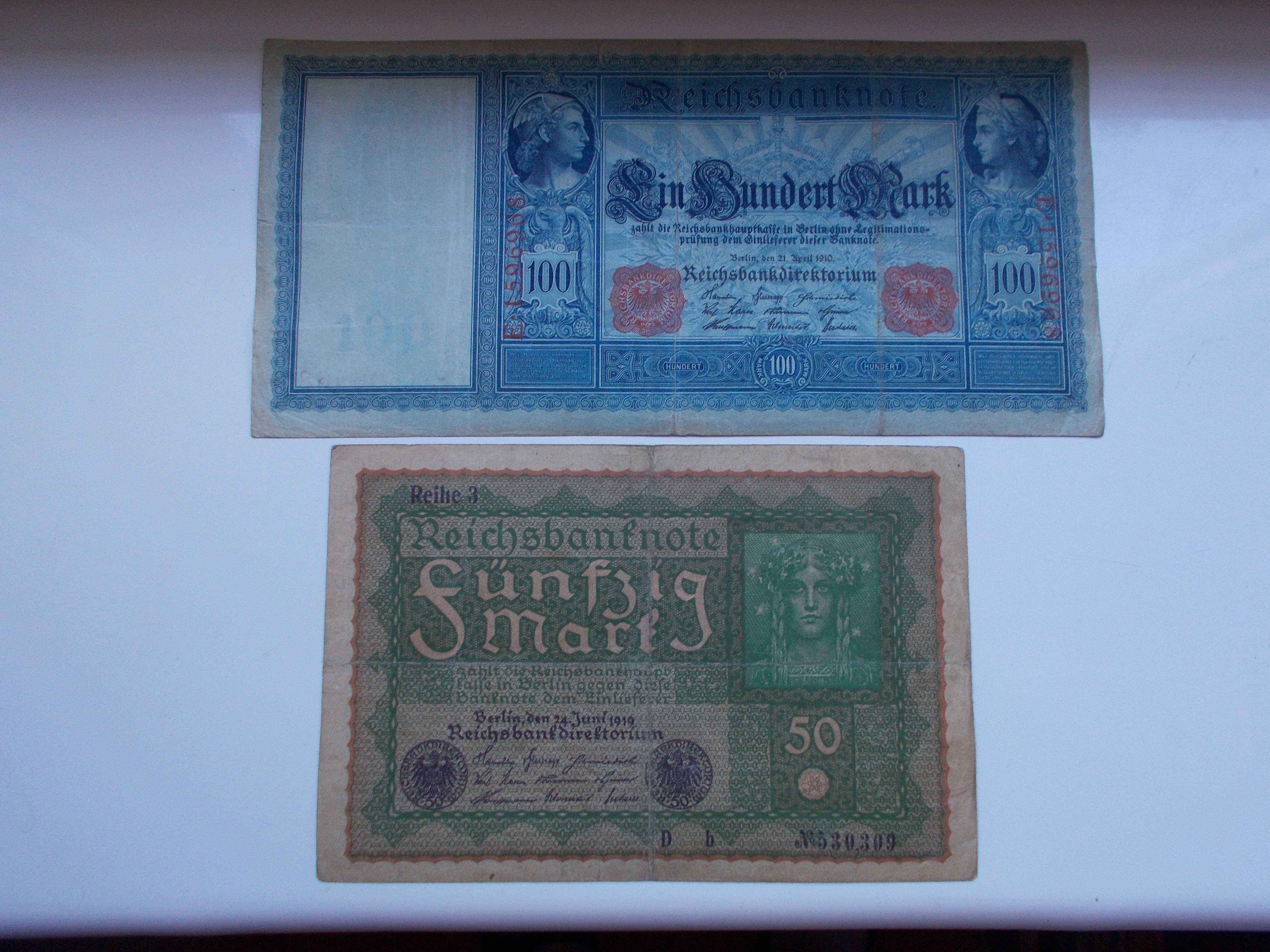 Witam. banknoty różne.