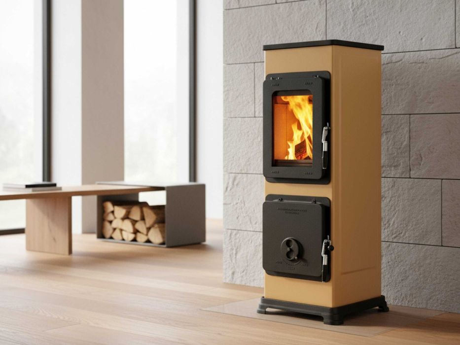 Piec piecyk koza kominek na drewno Thorma Bozen B 5kW ECODESIGN A+