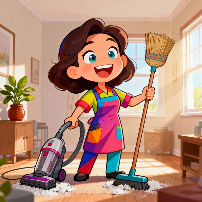 Limpeza e serviços domésticos 
Serviço de limpeza 
Deixe a faxina por