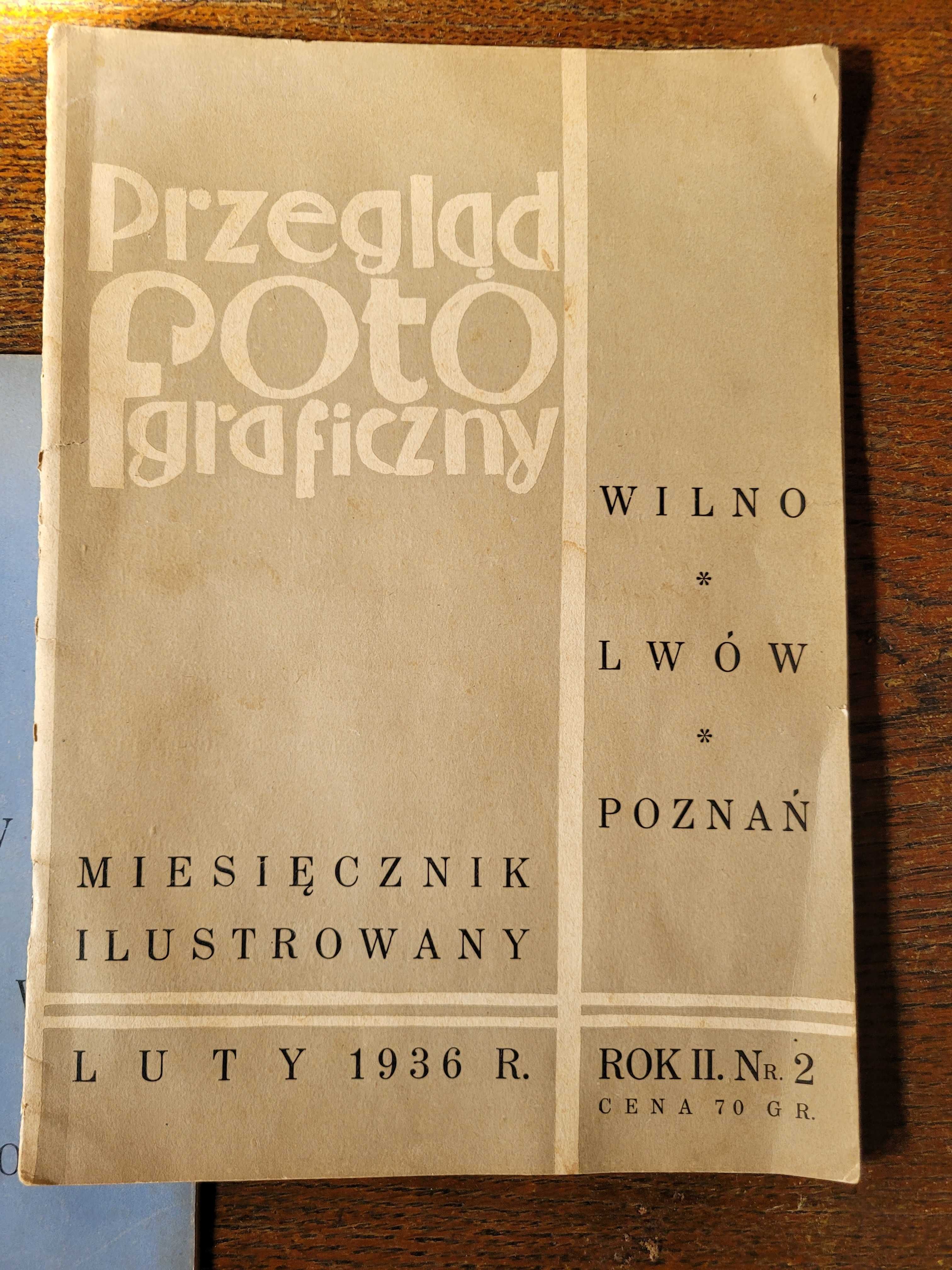 Stary przedwojenny miesięcznik fotograficzny z 1936 rok