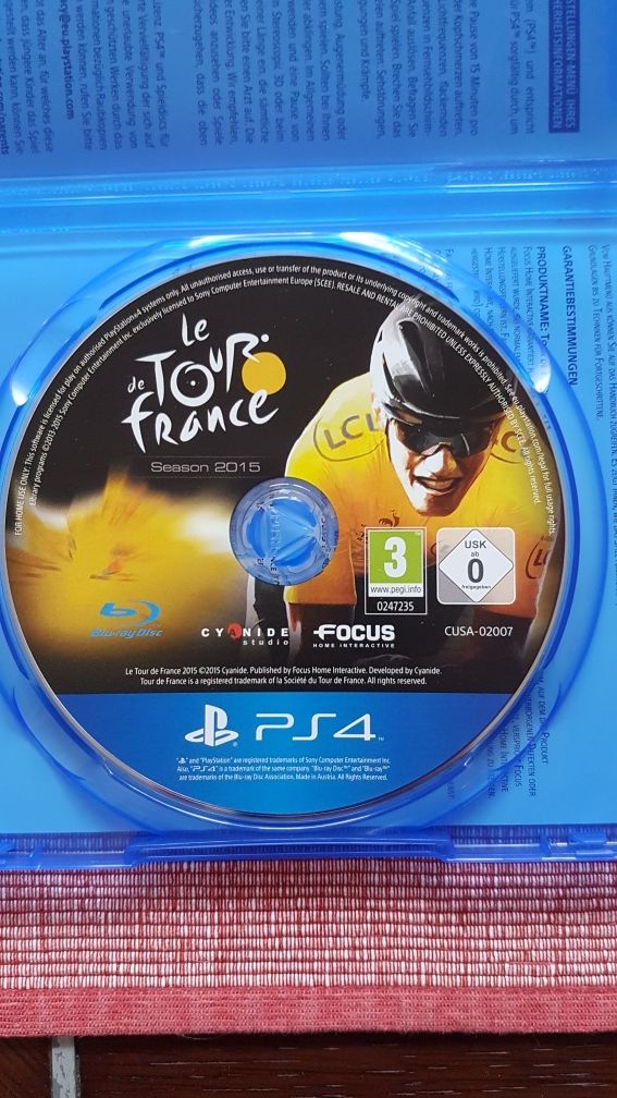 Tour de France PS4 Playstation 4 kolarstwo