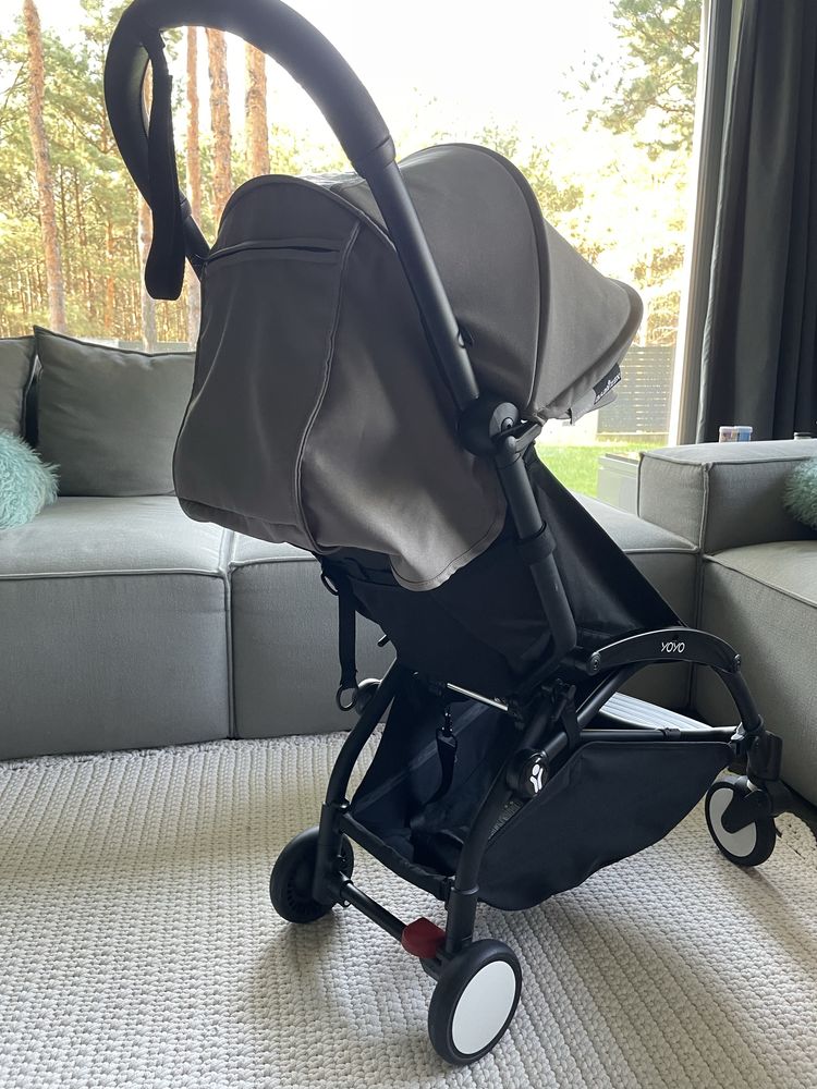 STOKKE babyzen YOYO2 wózek spacerowy czarny stelaż + szary tapicerka