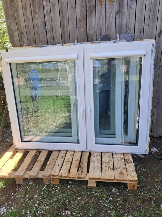 Okna  plastikowe dwu szybowe