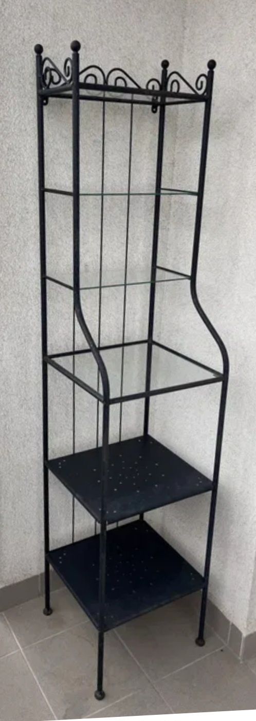 Regał metalowy łazienkowy Ikea Ronnskar wąski