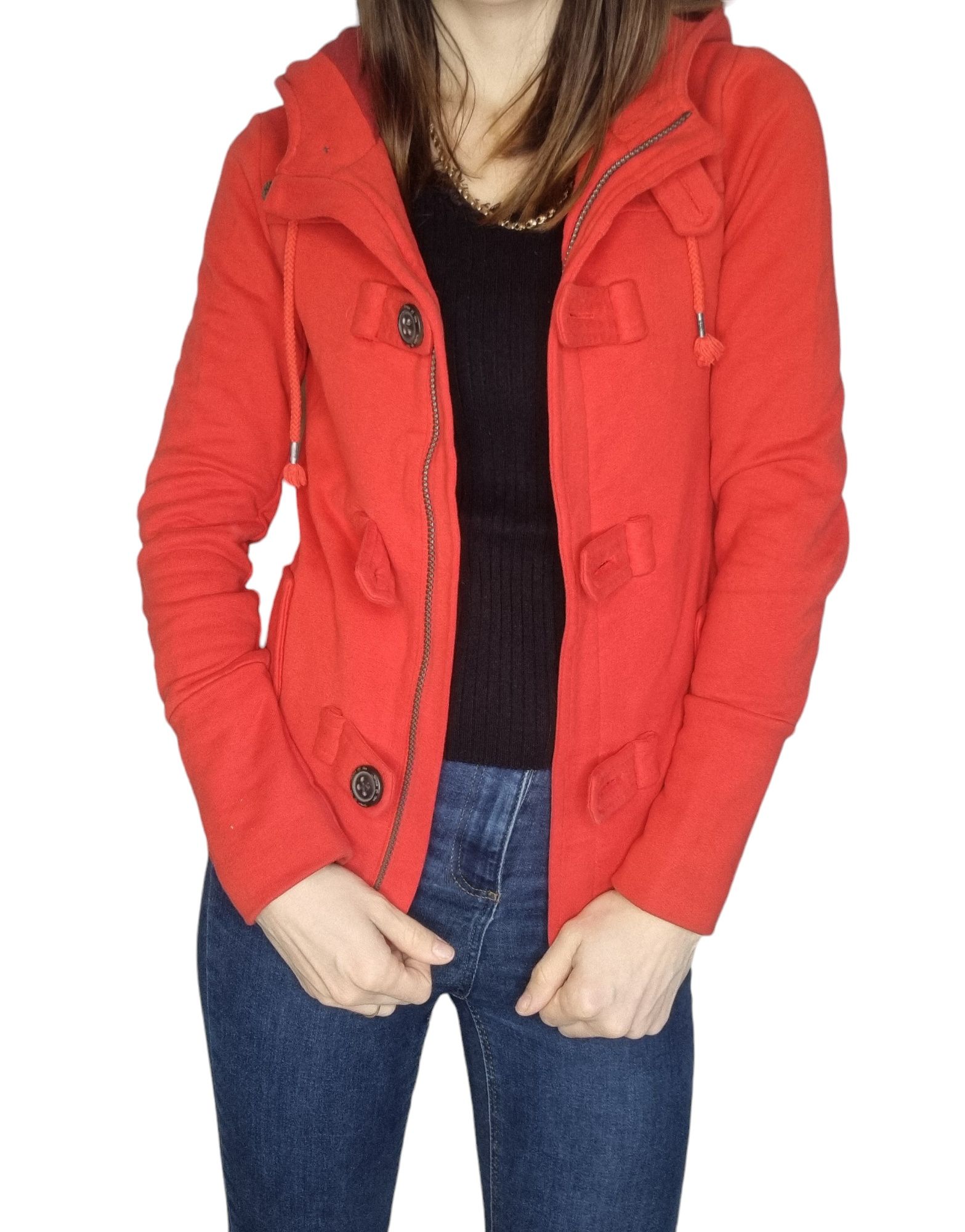 Czerwona bluza edc by Esprit rozmiar xs 34