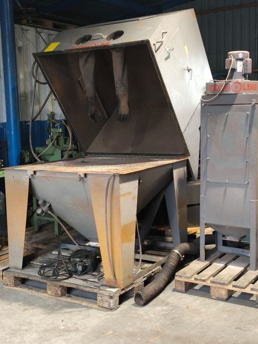 Piaskarka z odciągiem, komora