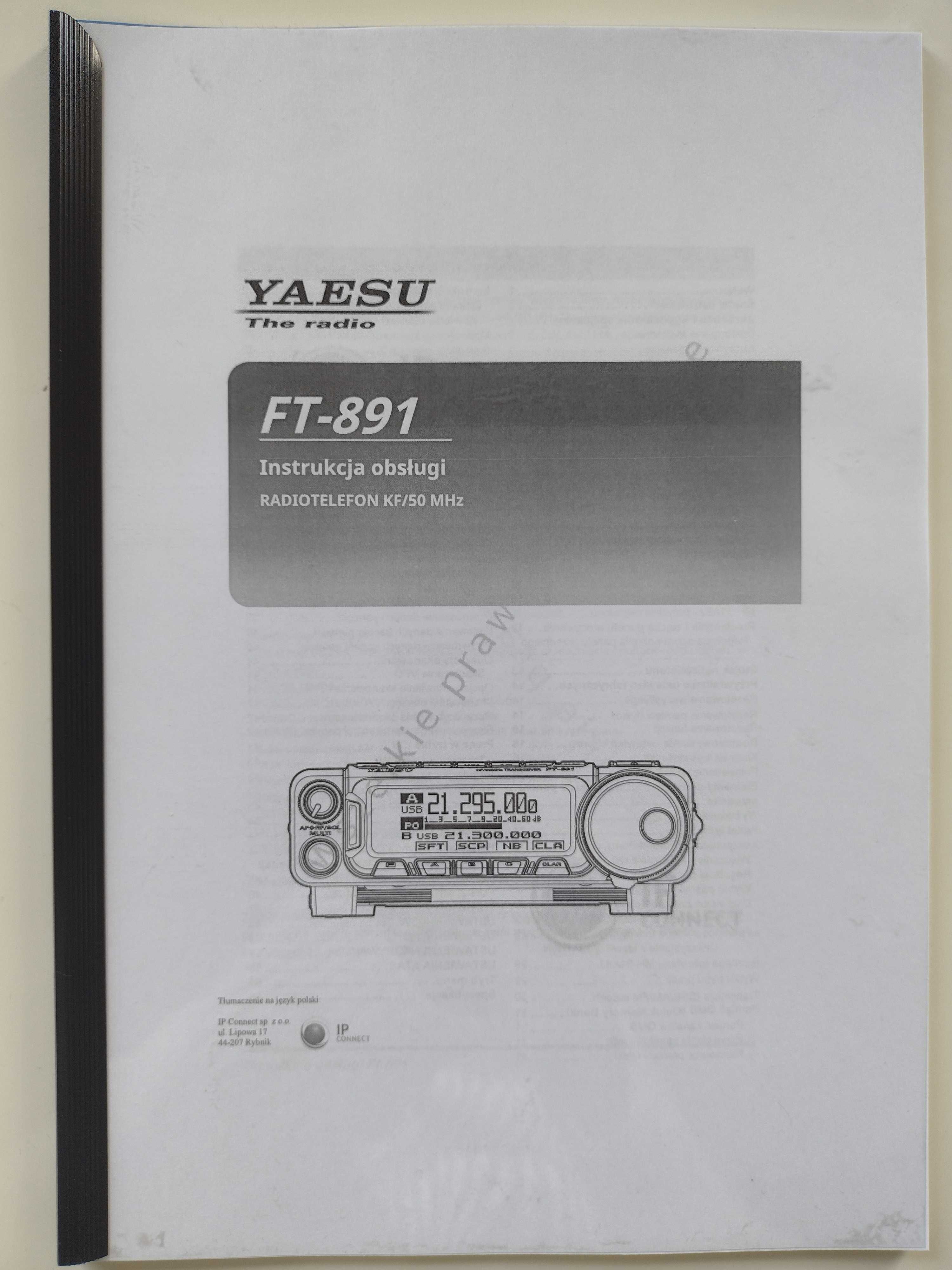 Radiotelefon Yaesu FT-891 100 W