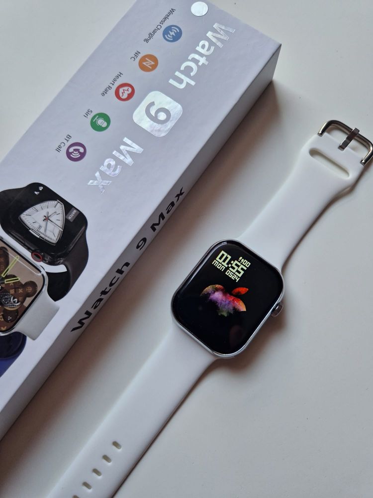 Smartwatch bialy 9 MAX