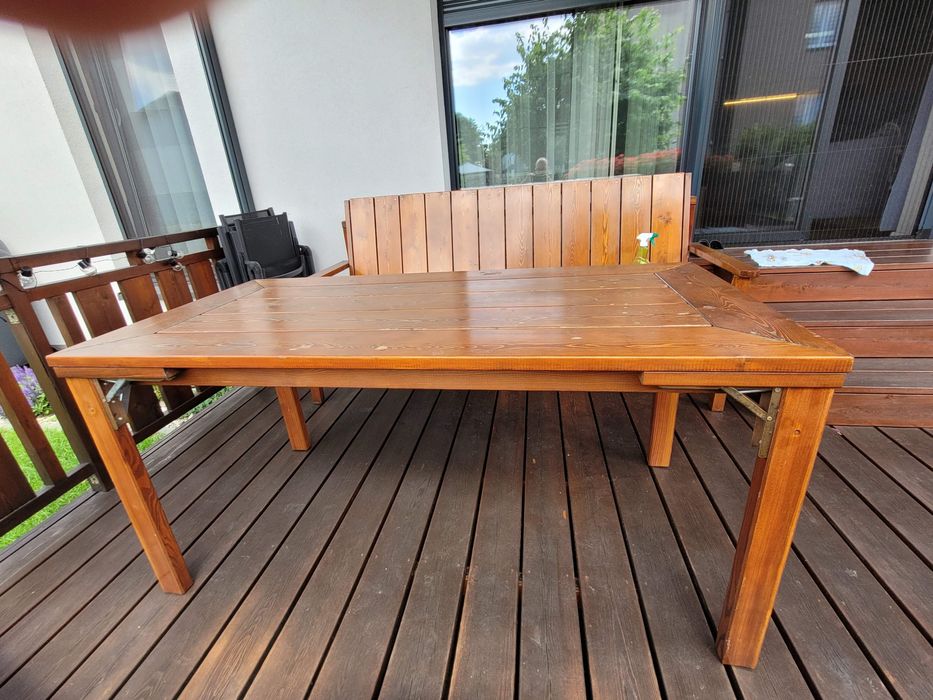 Ławka ogrodowa z modrzewia syberyjskiego